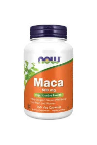NOW Foods Supplements Maca 500 mg, Reproductive Health For Men and Women, 100 Veg Capsules	